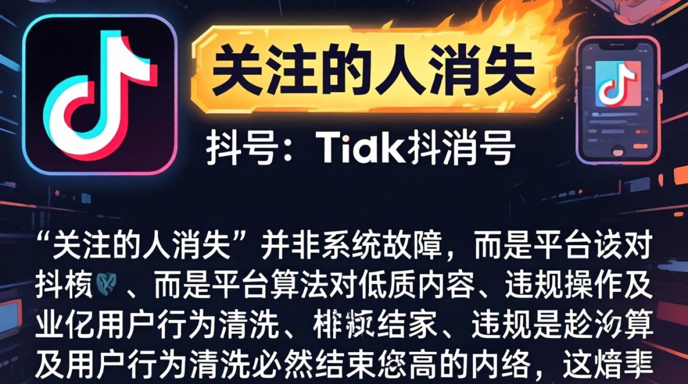 为什么 TikTok 关注的人会消失