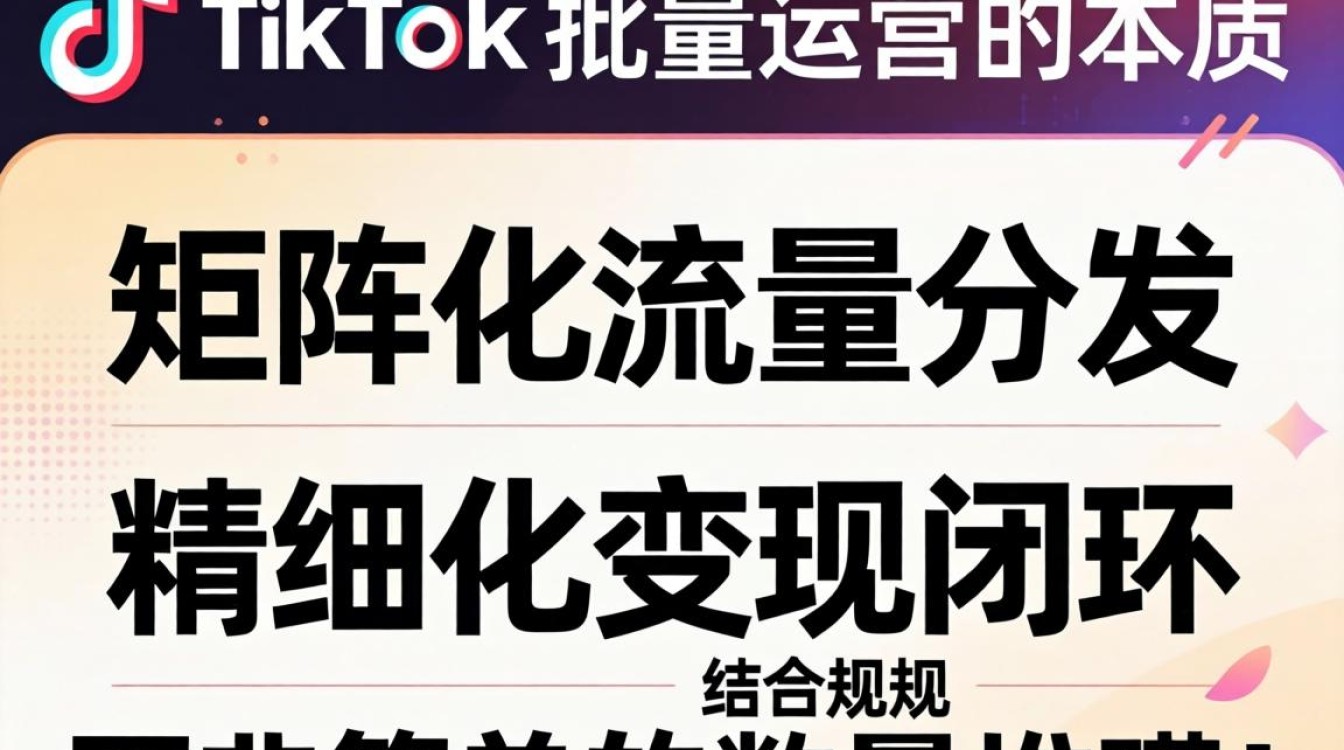 TikTok 账号如何批量注册