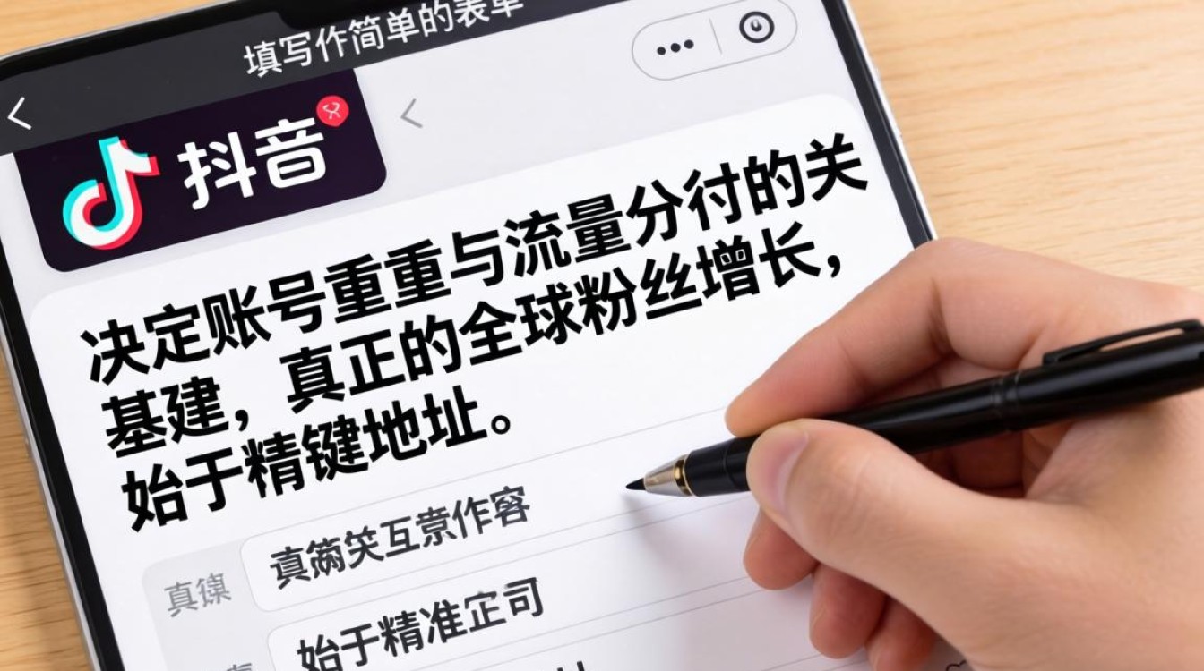 TikTok 地址在哪里填写