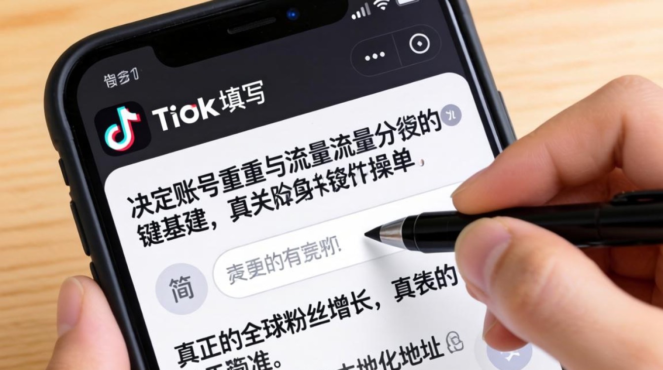 TikTok 地址在哪里填写