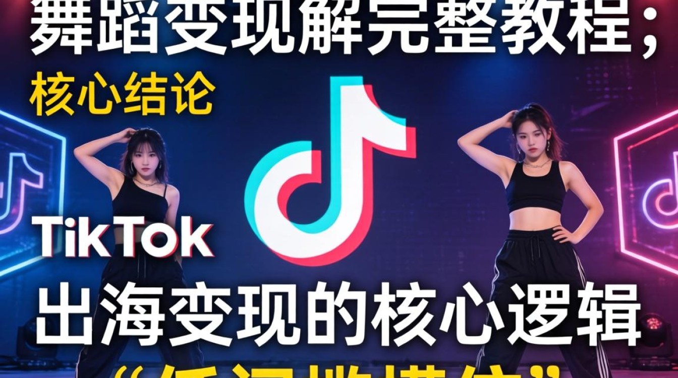 TikTok 舞蹈分解视频教学 出海变现完整教程