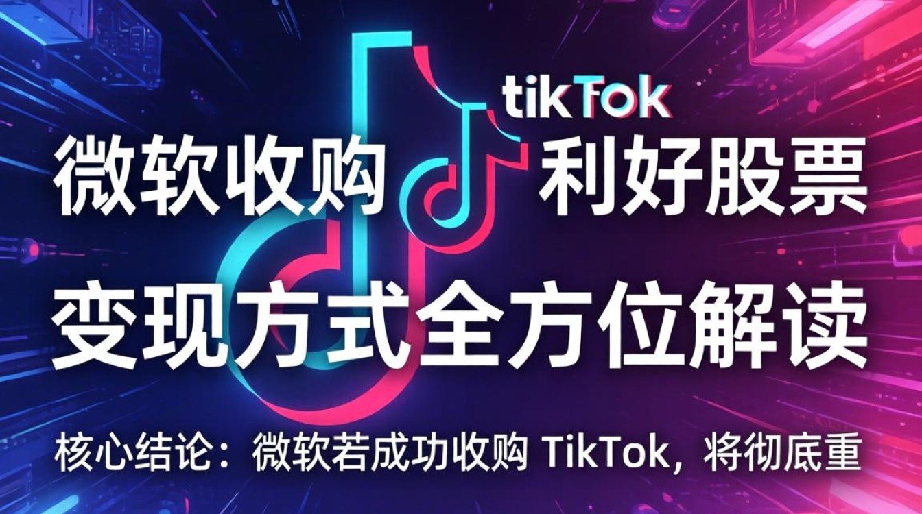 微软收购 TikTok 利好股票变现方式全方位解读