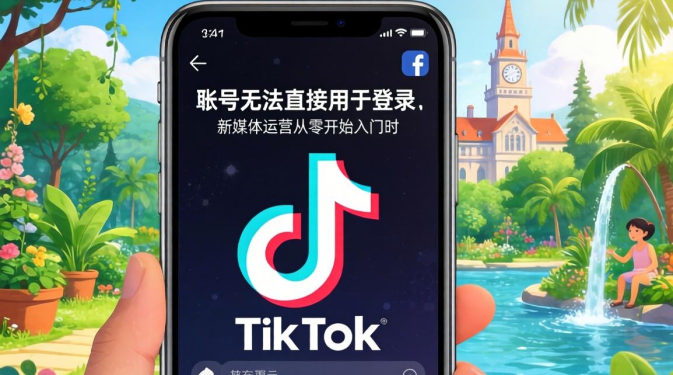 新媒体 facebook 可以登录 tiktok 吗
