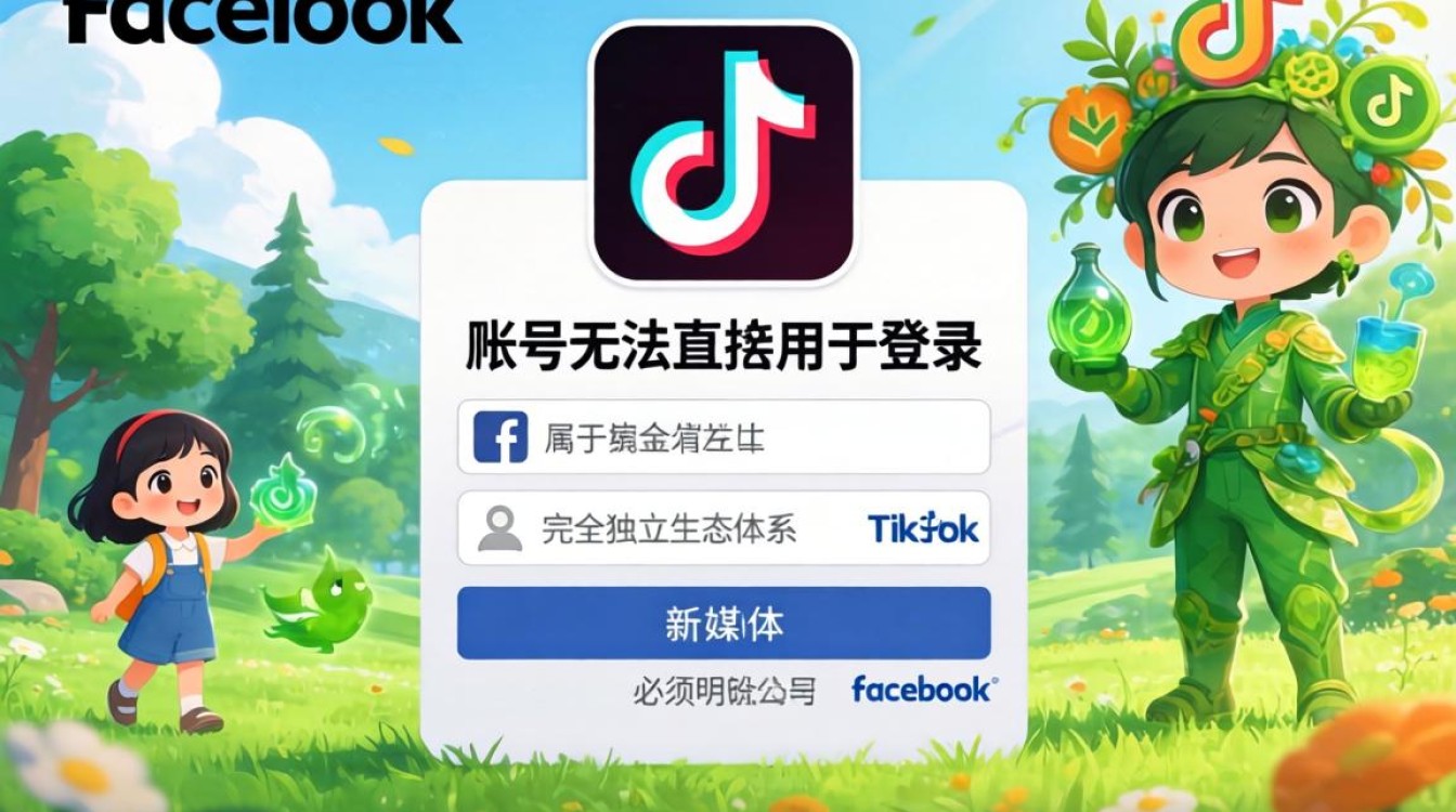 新媒体 facebook 可以登录 tiktok 吗