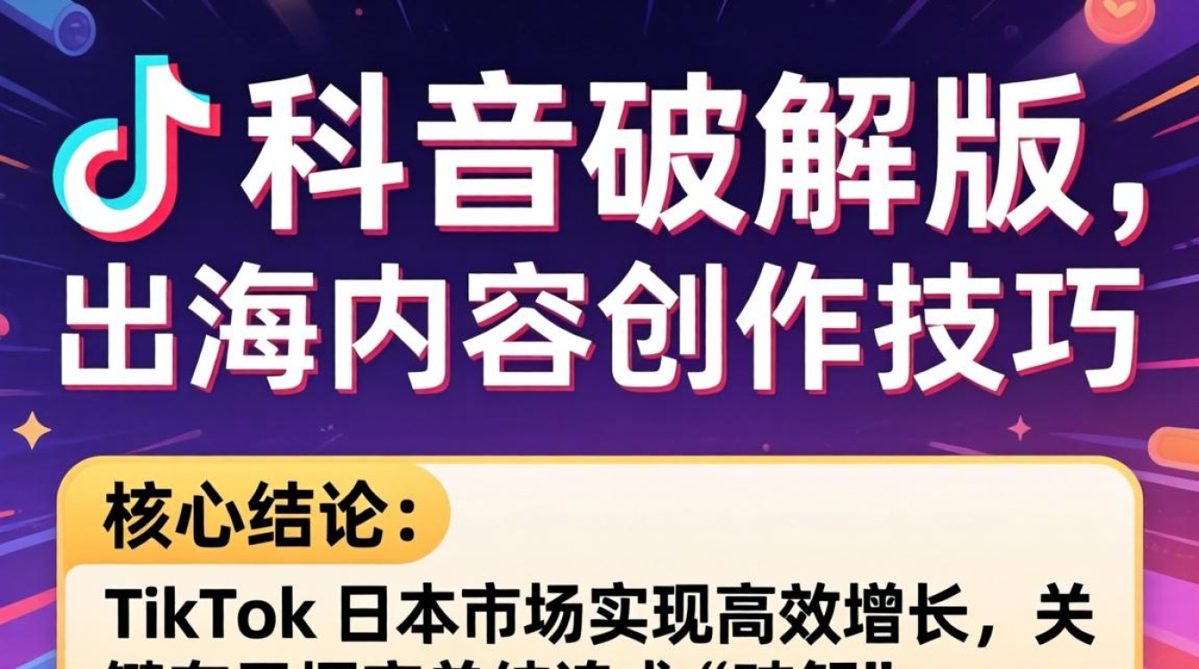 TikTok 日破解版出海内容创作技巧