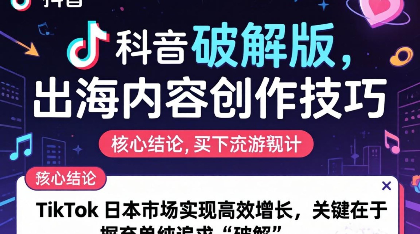 TikTok 日破解版出海内容创作技巧