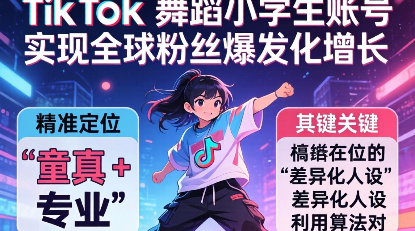 TikTok 舞蹈小学生如何涨粉