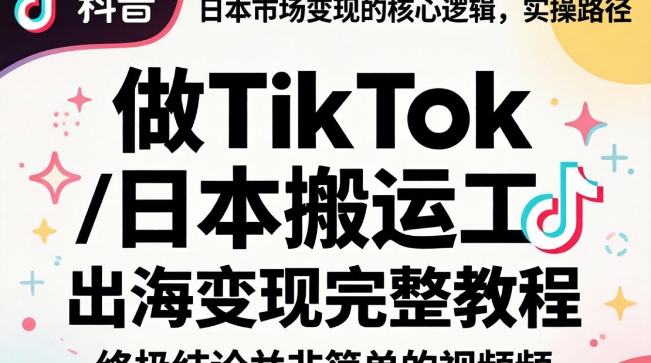 TikTok 日本搬运工出海变现完整教程