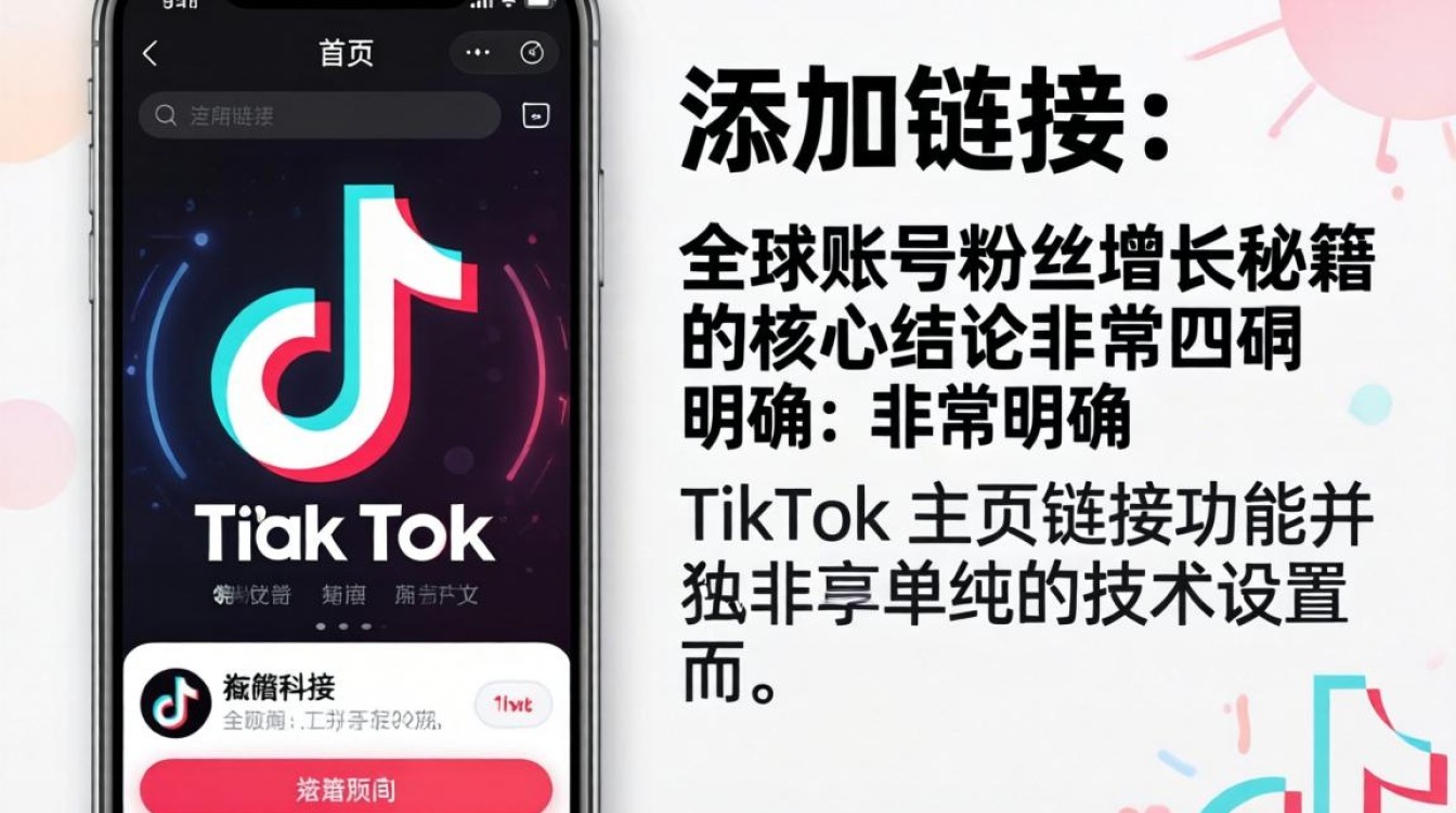 TikTok 主页怎么添加链接