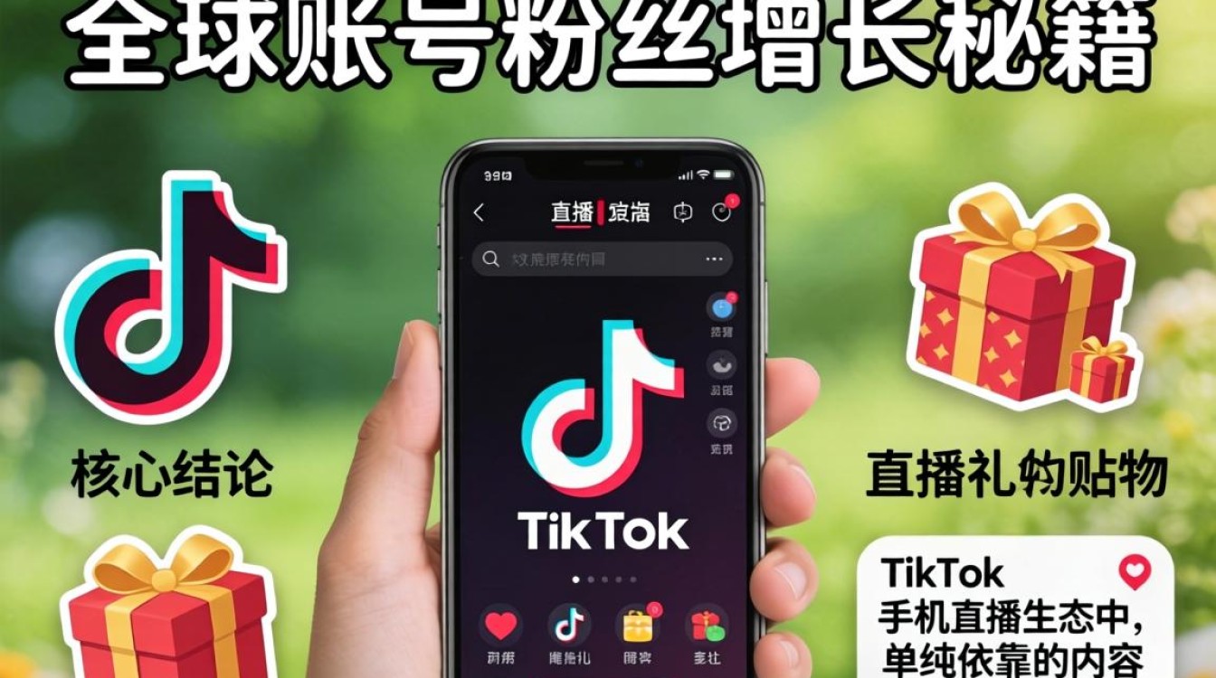 TikTok 手机直播礼物贴纸