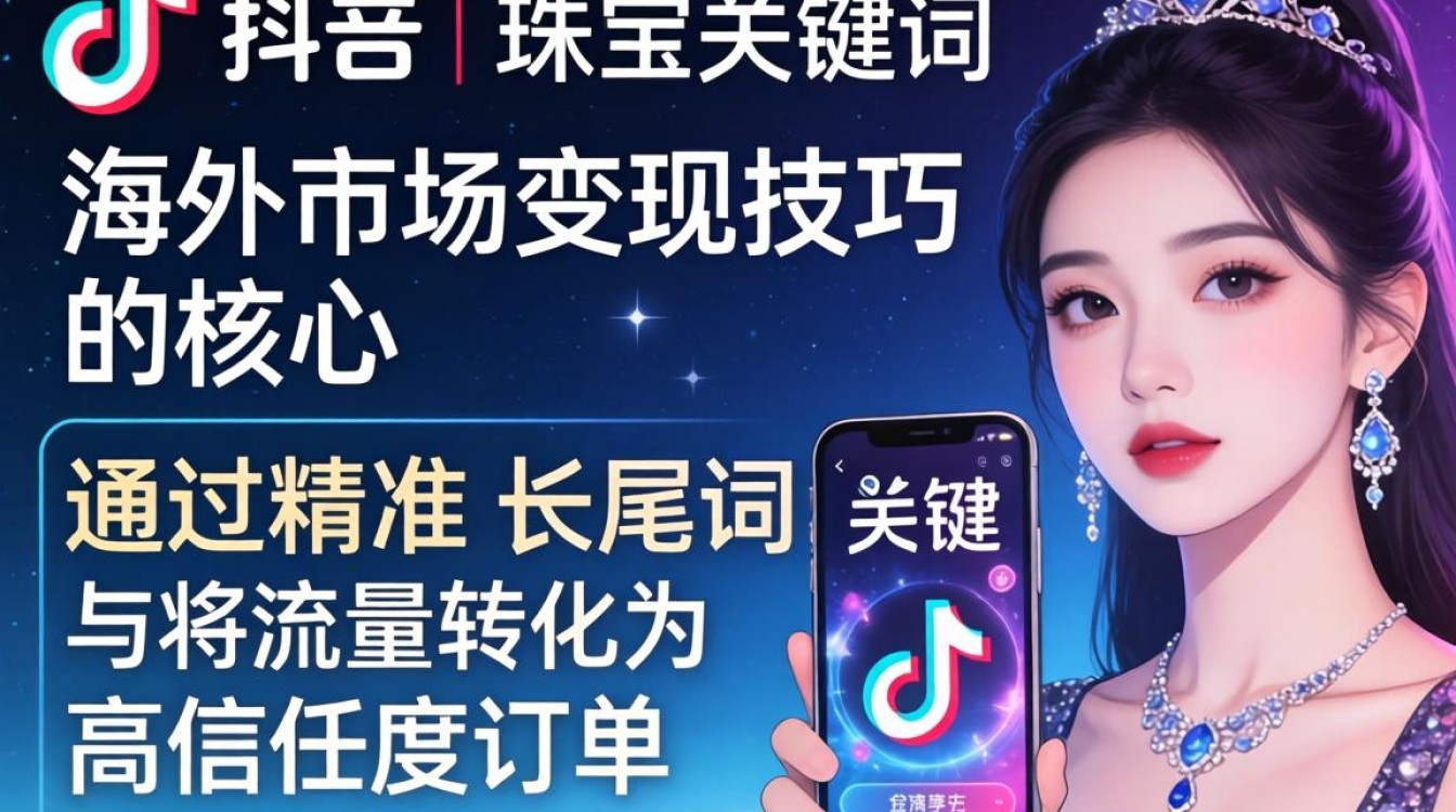 TikTok 珠宝关键词 海外市场变现技巧