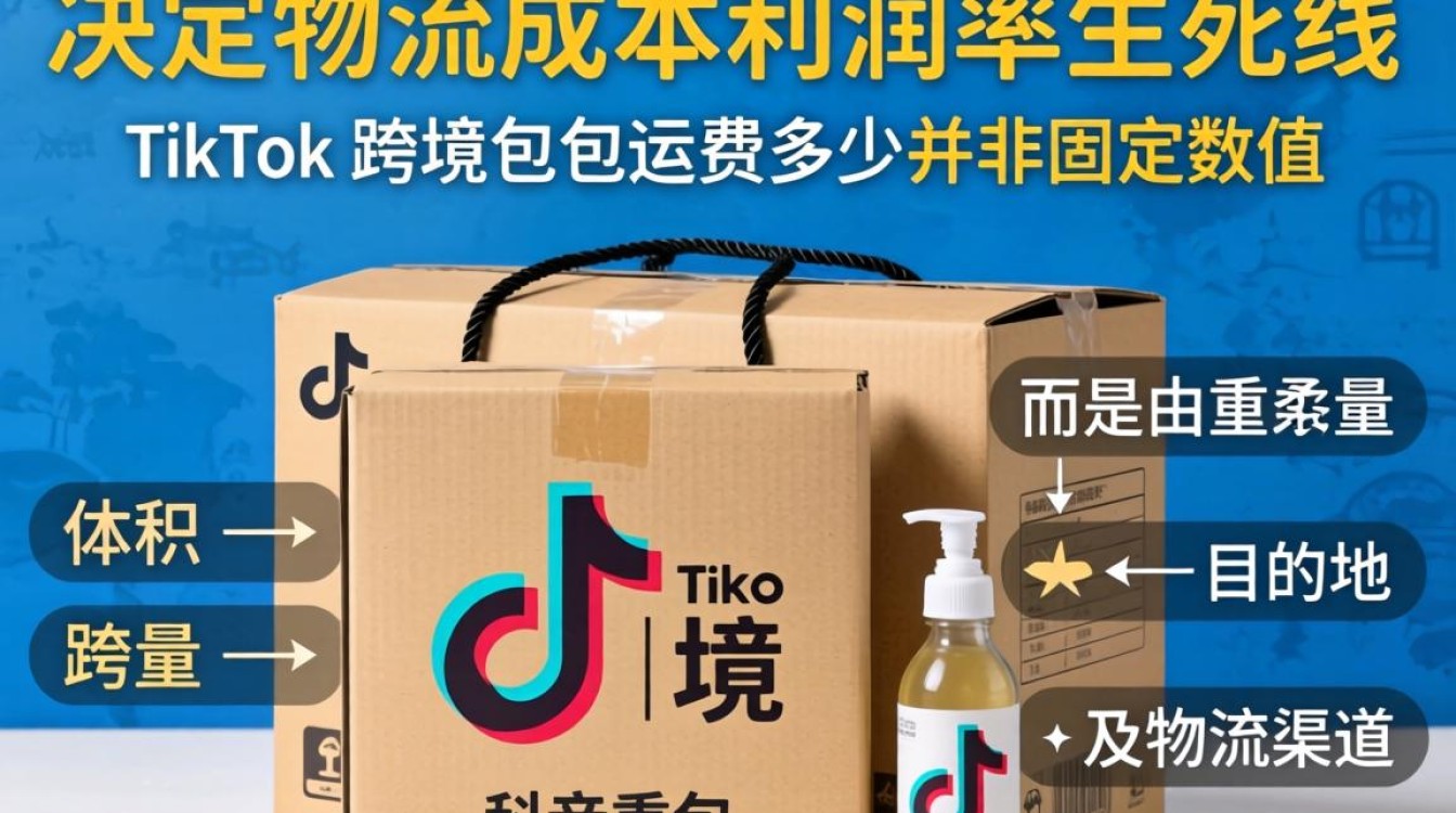 TikTok 跨境包包运费多少
