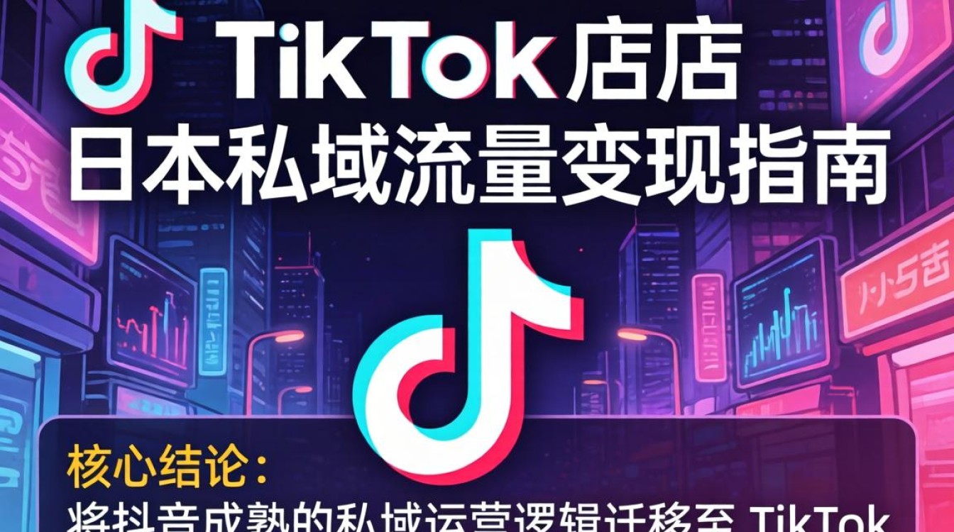 TikTok日本开店私域流量变现指南
