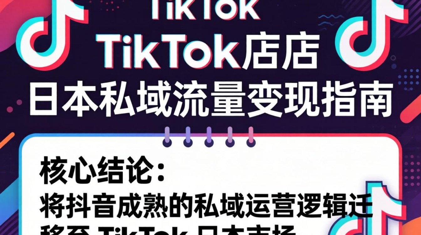 TikTok日本开店私域流量变现指南