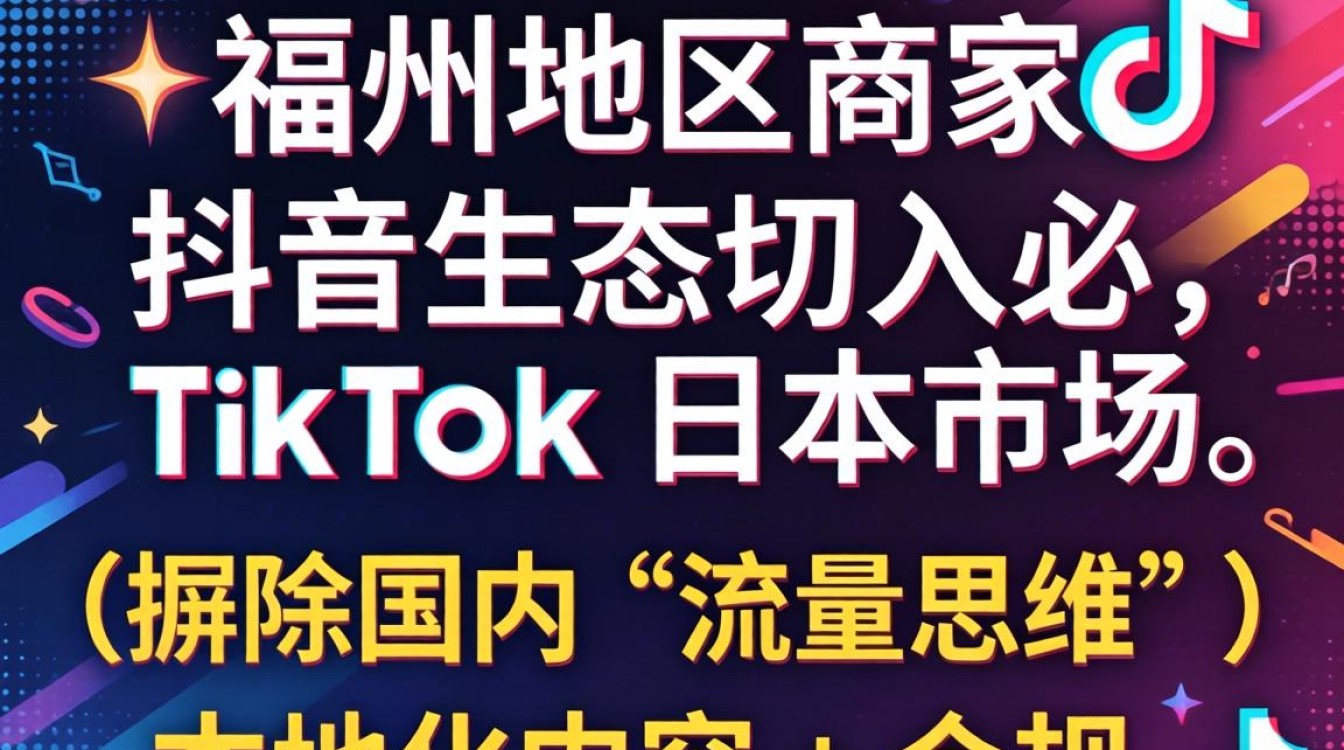 抖音入驻 TikTok 日本福州运营实操教程