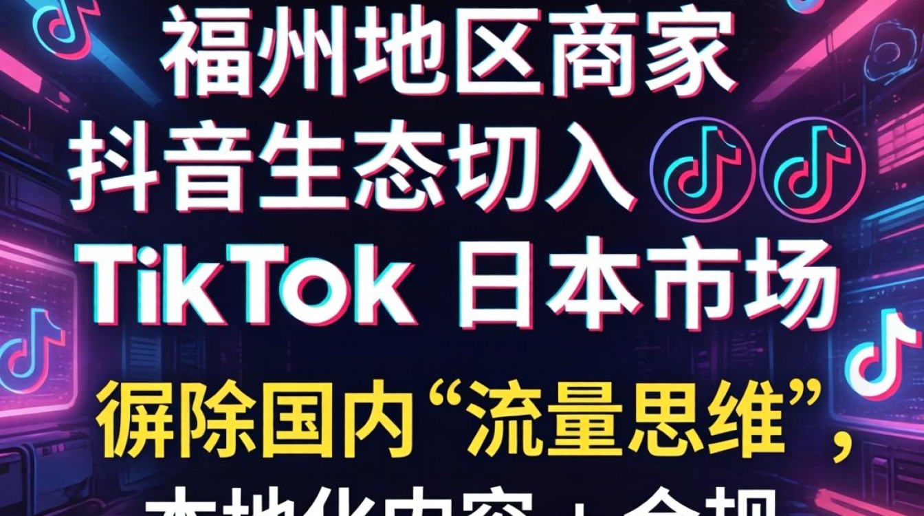 抖音入驻 TikTok 日本福州运营实操教程