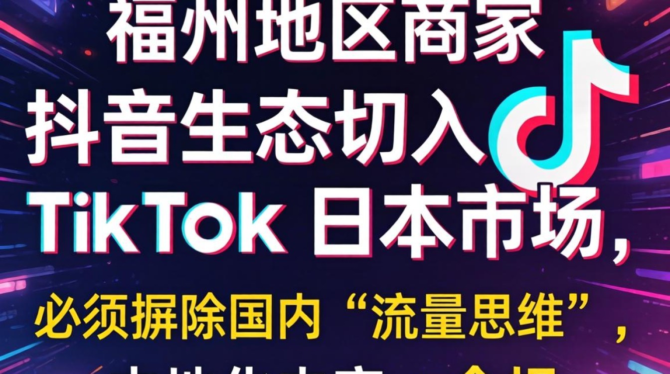 抖音入驻 TikTok 日本福州运营实操教程