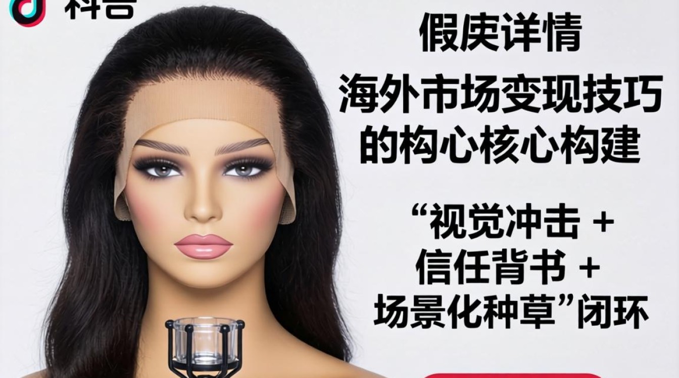 TikTok 假发详情页 海外市场变现技巧