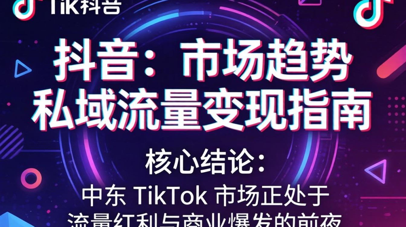 抖音中东TikTok市场趋势私域流量变现指南