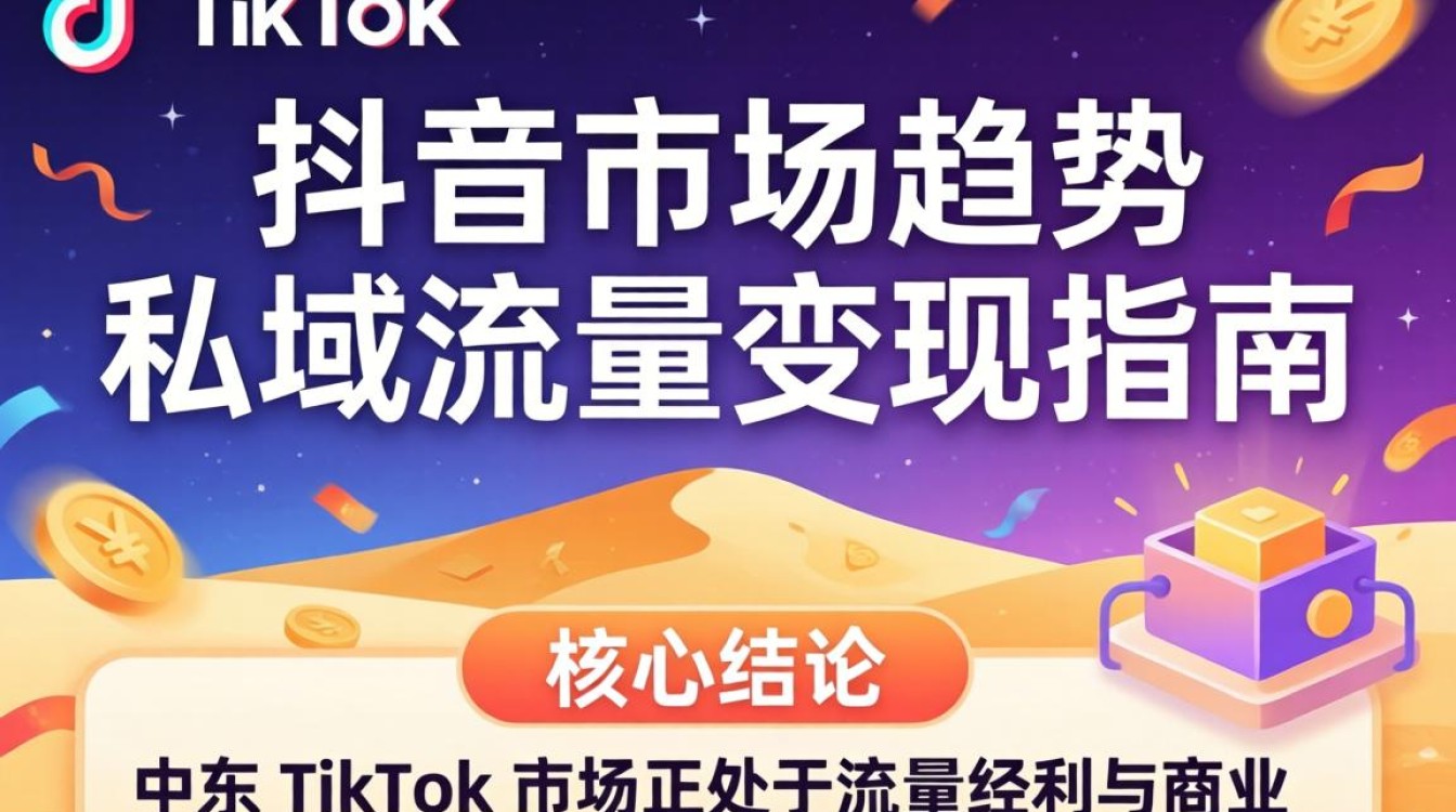 抖音中东TikTok市场趋势私域流量变现指南