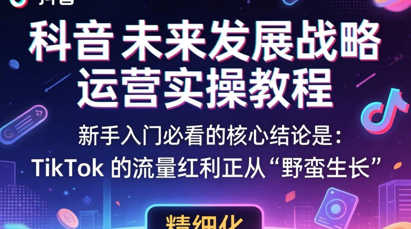 TikTok 未来发展战略运营实操教程