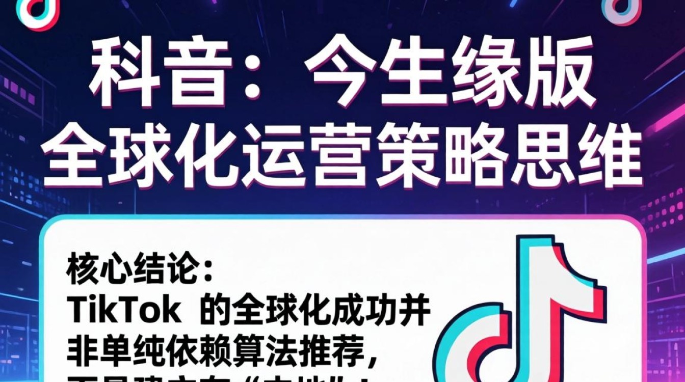 TikTok 全球化运营策略思维