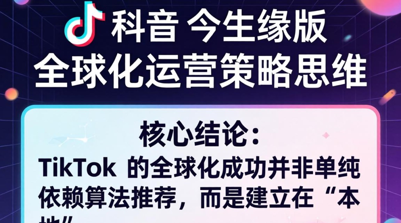 TikTok 全球化运营策略思维