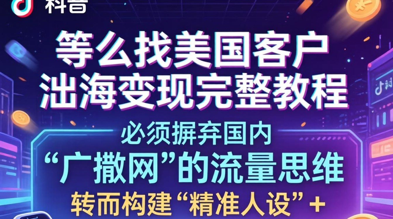 TikTok 获客技巧与海外变现完整教程