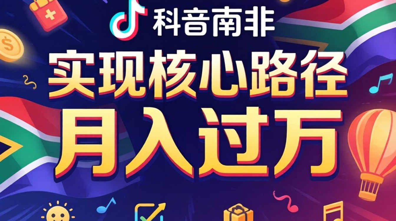 TikTok 南非变现技巧月入过万