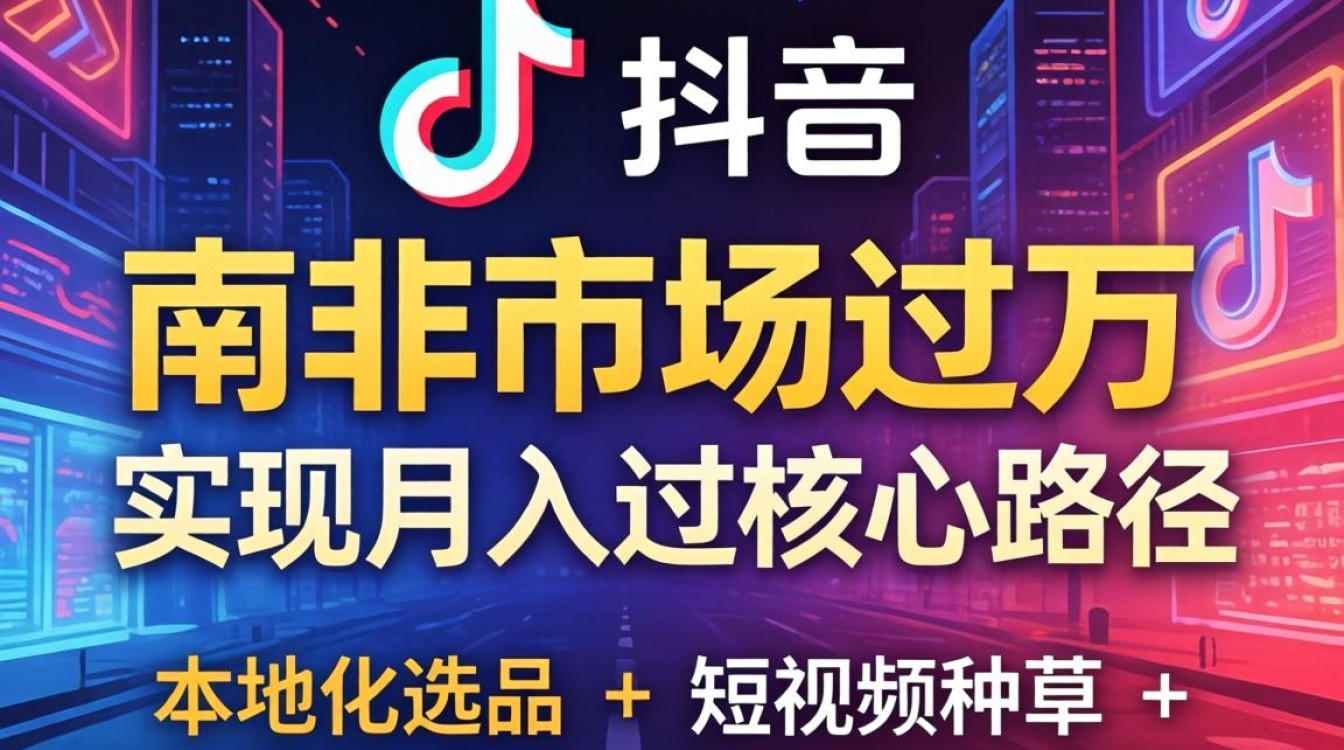 TikTok 南非变现技巧月入过万