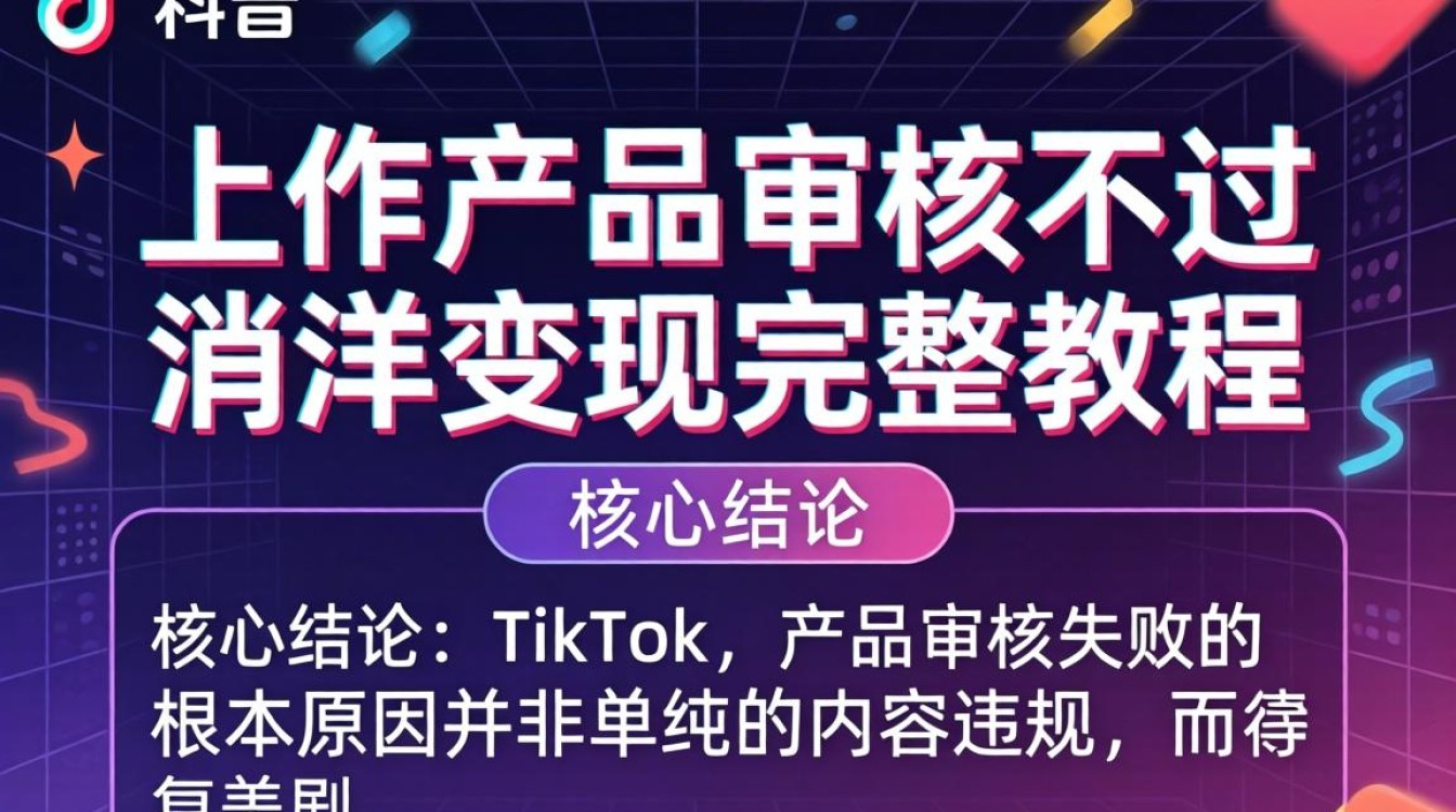 TikTok 产品审核不通过原因及解决教程