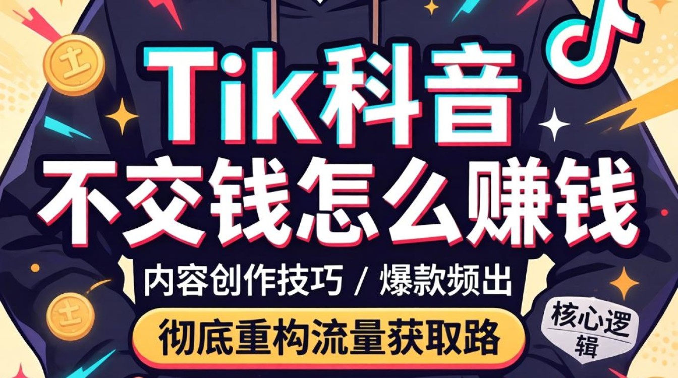 TikTok 不交钱怎么赚钱