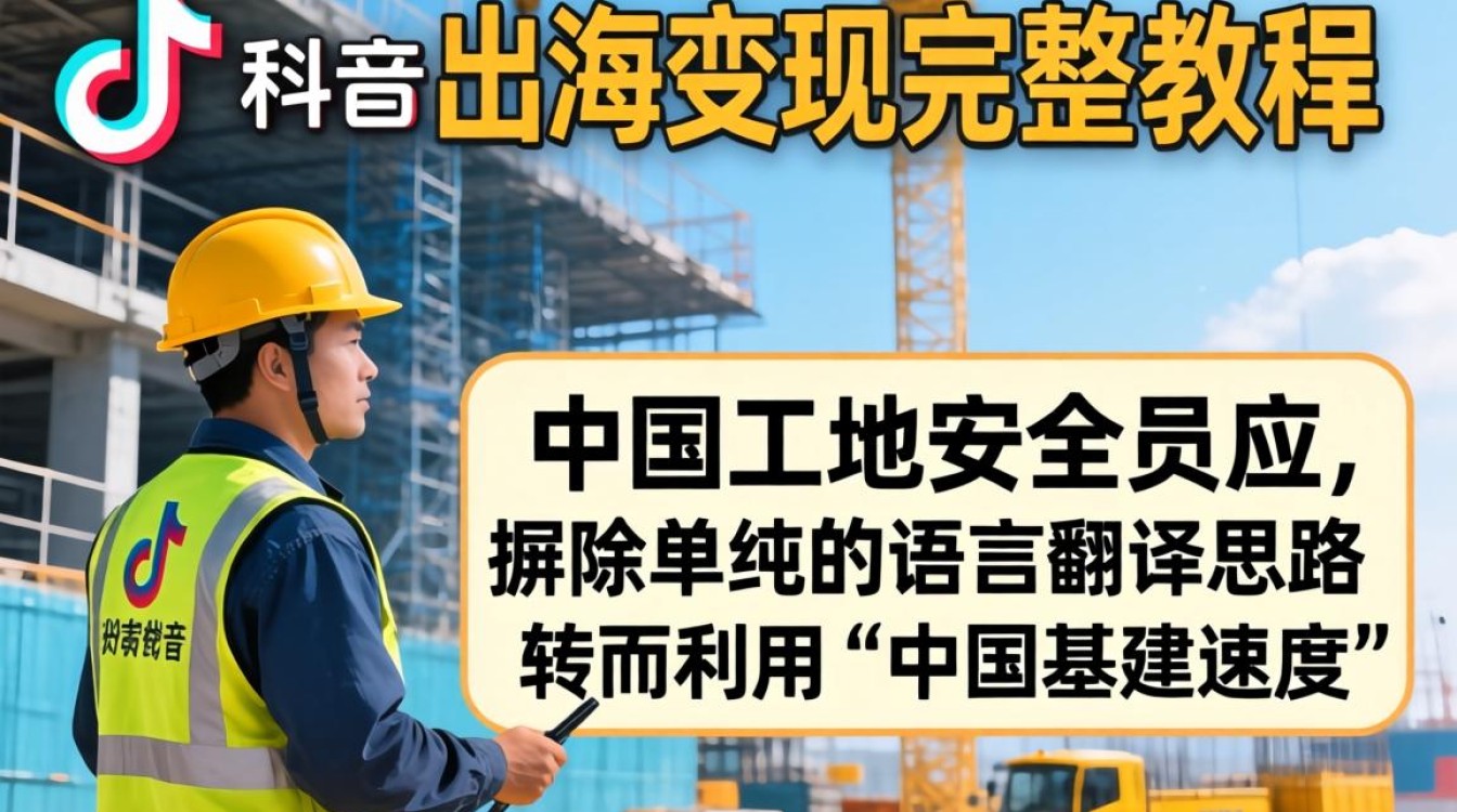 TikTok 工地安全员 出海变现完整教程