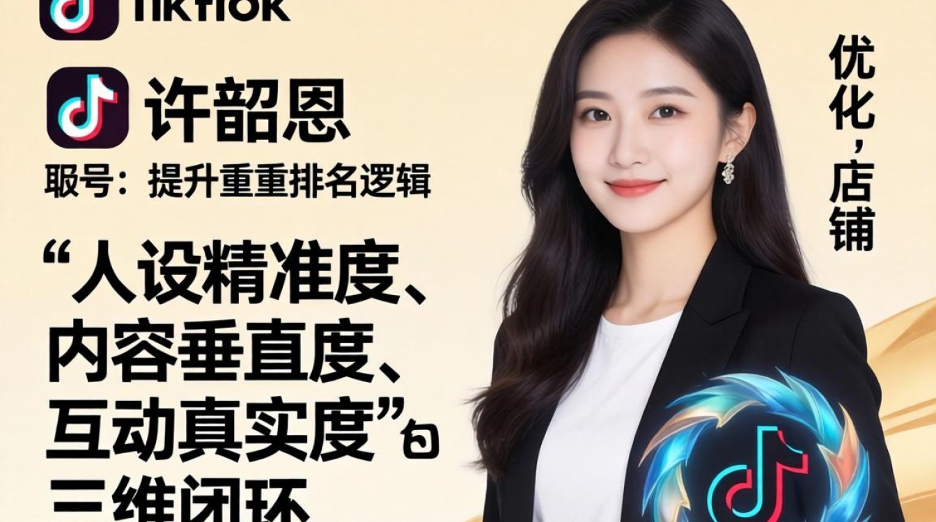 店铺优化许韶恩 tiktok 账号怎么提升权重排名