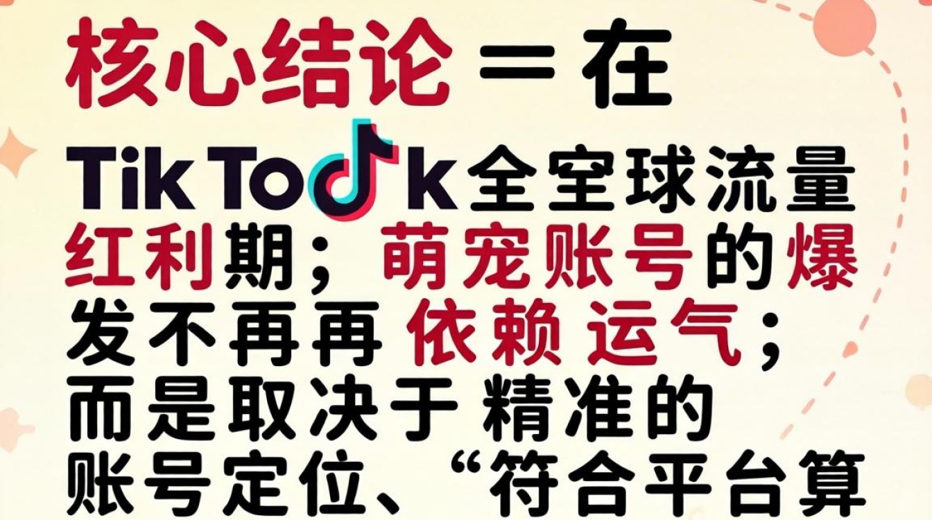 TikTok 萌宠类名称 全球账号粉丝增长秘籍