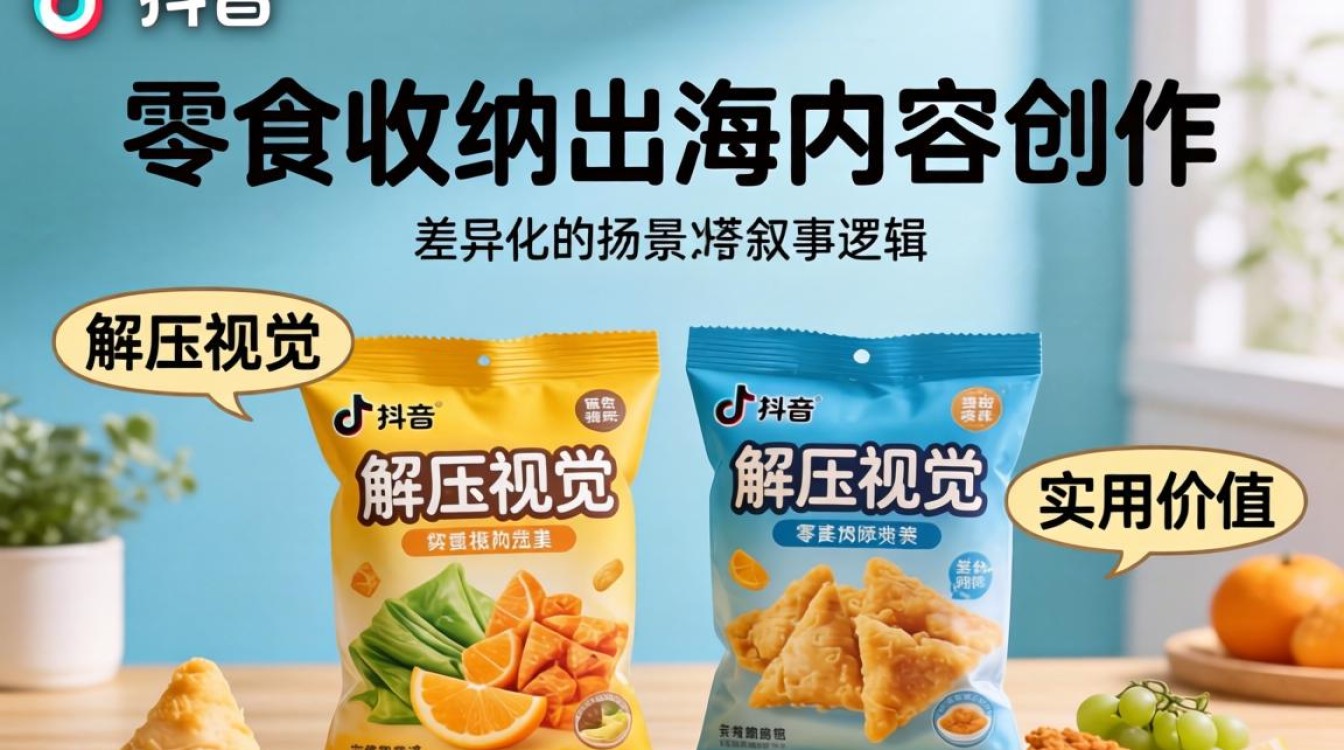 TikTok 零食收纳技巧与出海内容创作