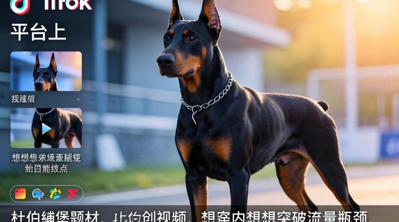 视频拍摄杜伯曼堡tiktok提升画面质感