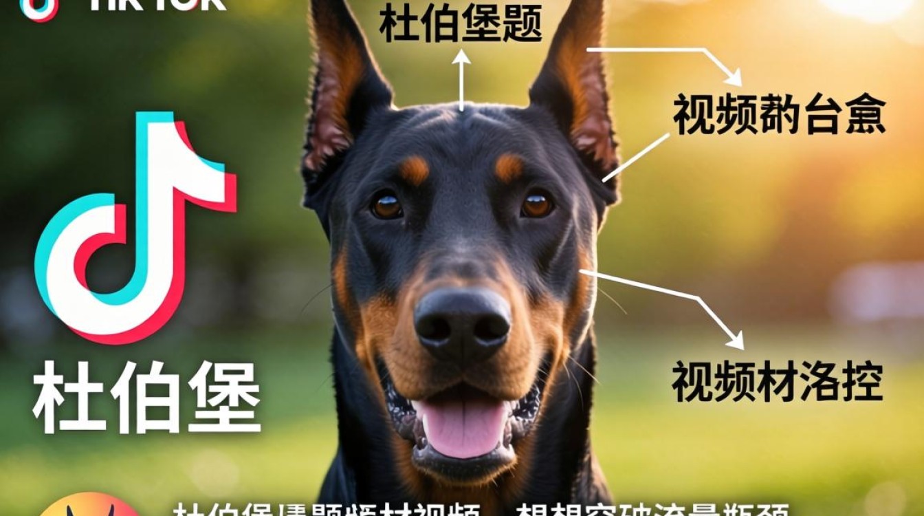 视频拍摄杜伯曼堡tiktok提升画面质感