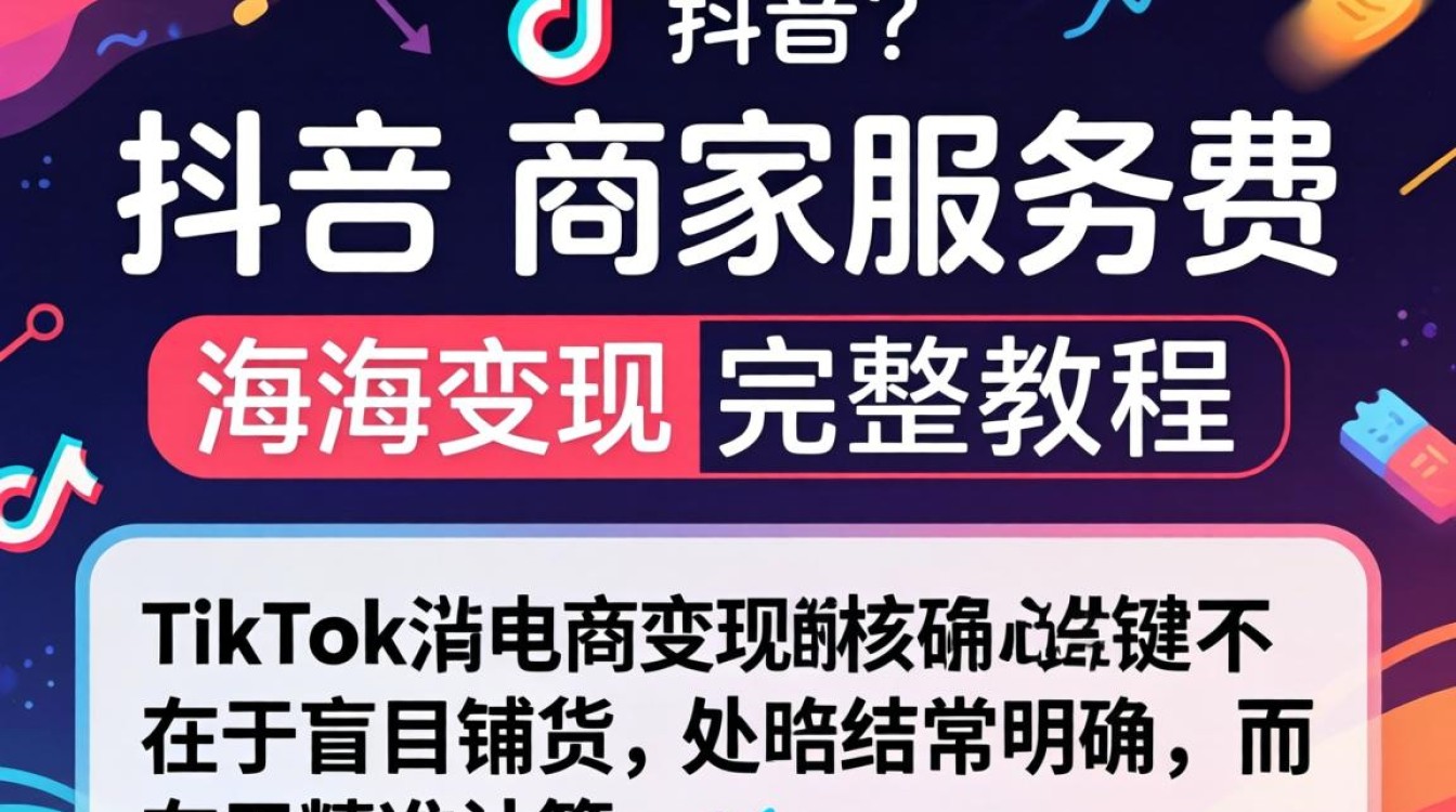 TikTok 商家服务费收费标准及出海变现完整教程