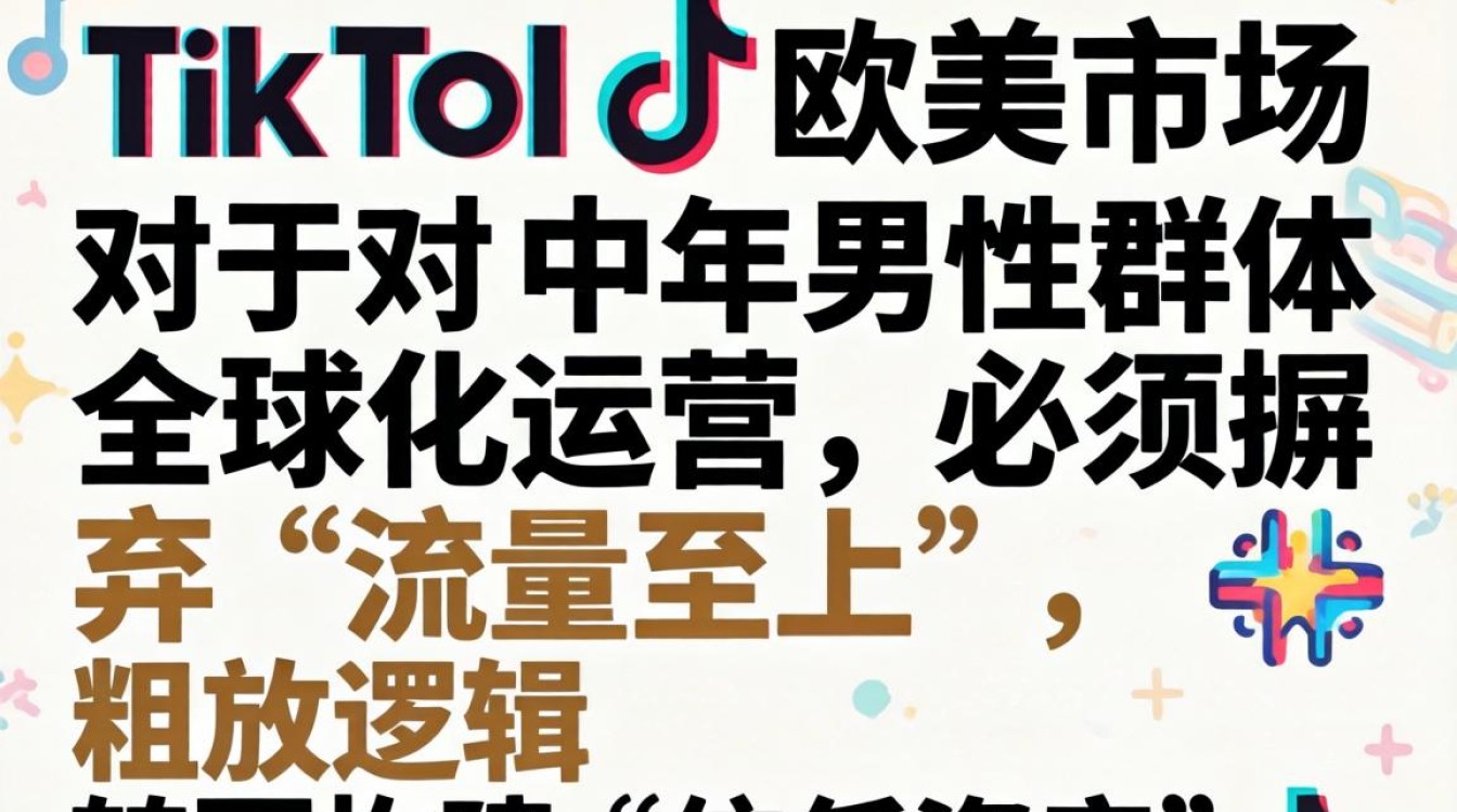 TikTok 欧美中年男怎么运营