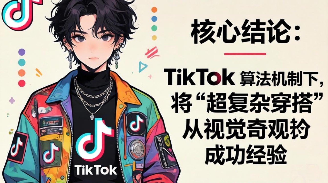 头部研究超复杂穿搭 TikTok 可复制成功经验