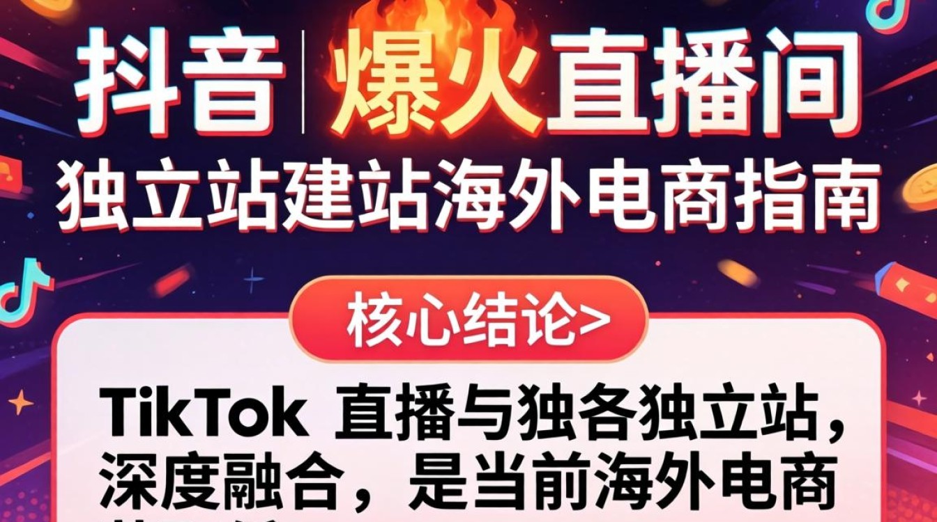 TikTok 爆火直播间独立站建站海外电商指南