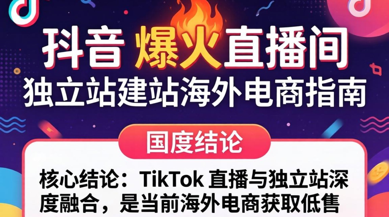 TikTok 爆火直播间独立站建站海外电商指南