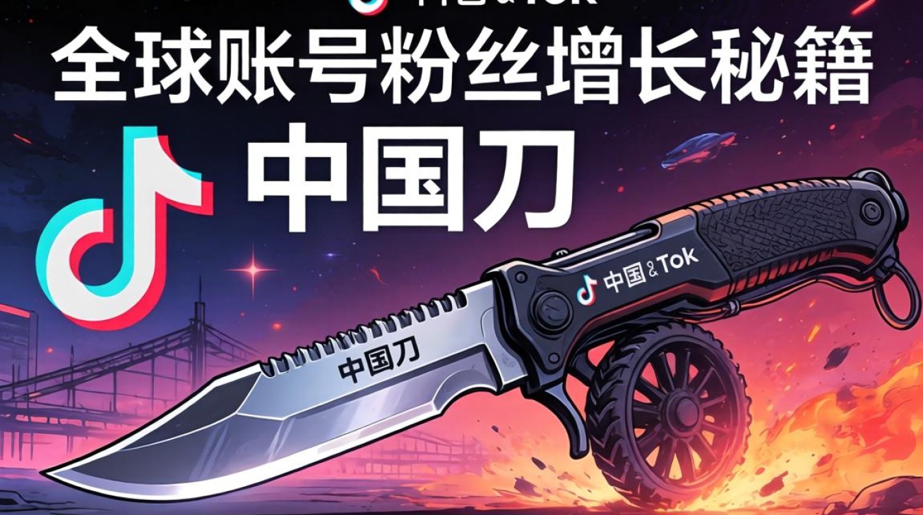 TikTok 上的中国刀全球账号粉丝增长秘籍