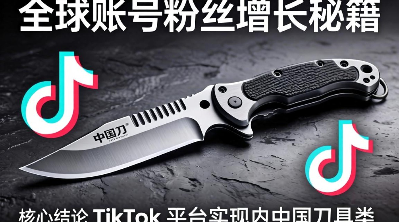 TikTok 上的中国刀全球账号粉丝增长秘籍