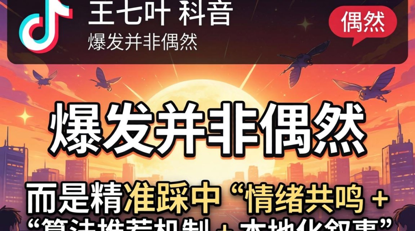 王七叶 TikTok 账号怎么获取更多流量