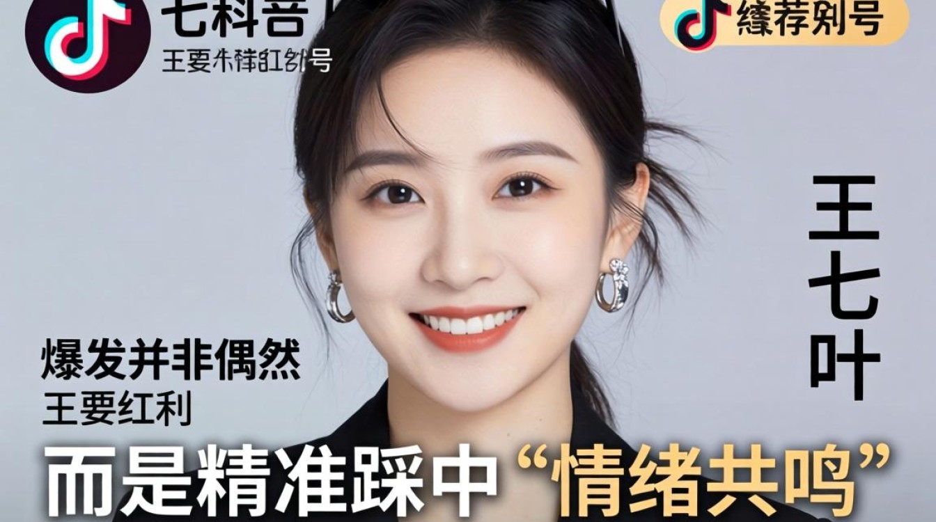 王七叶 TikTok 账号怎么获取更多流量