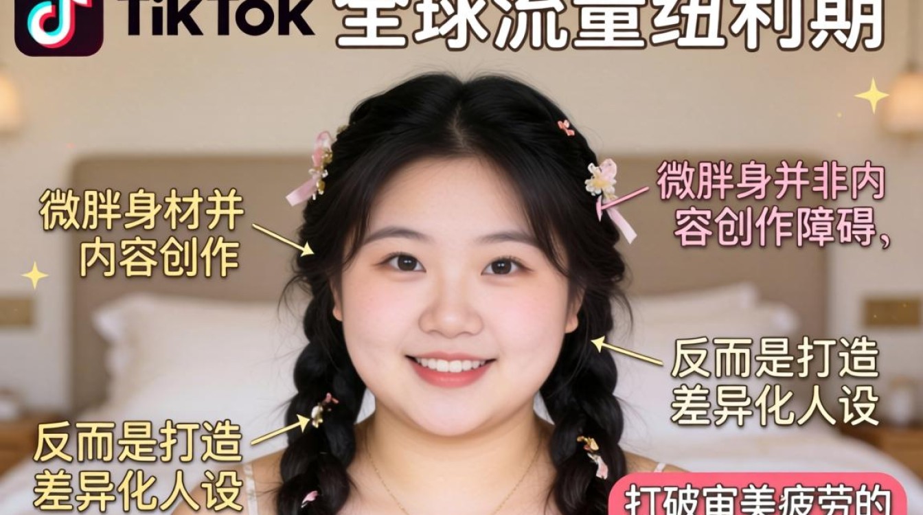 微胖女生 TikTok 运营技巧