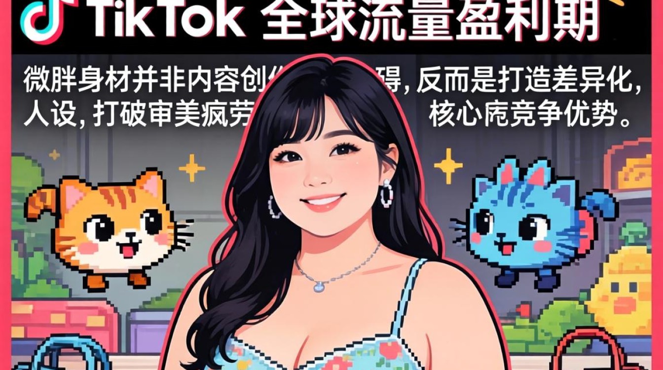 微胖女生 TikTok 运营技巧