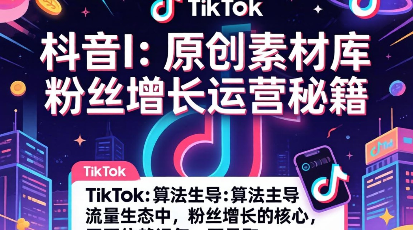 TikTok 原创素材库粉丝增长运营秘籍